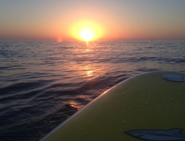  Coucher de soleil en Paddle 